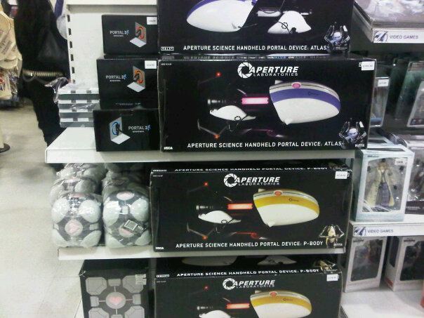 mechashockwave:  rectumofglory:  i forgot to mention that you can buy portal guns