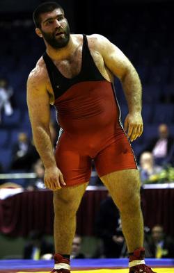 dirtystraightguys:  Unibrow wrestler Follow Me:  dirtystraightguys.tumblr.com 