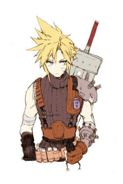 moonlightsdreaming:  FF7全員! by 無 