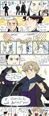 good comeback johnlock &mdash;&mdash;&mdash;&mdash;&mdash;&mdash;&mdash;&mdash;&mdash;&mdash;&mdash;&mdash;&mdash;&mdash;&mdash;&mdash;&mdash;&mdash;&mdash;&ndash; (inspired by this cute fanart where it looks like they&rsquo;re fusion dancing : http://ded