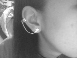 Today I bought ear cuffs.