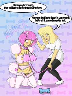 sissy puppie ~ art by petnameds