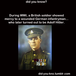 did-you-kno:  Img: British Soldier Henry Tendey Source 
