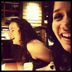 Absolutely in love with this picture. My eighteenth birthday dinner with my bestfriends. This is Jessica. This bitch cray. But i love her.
