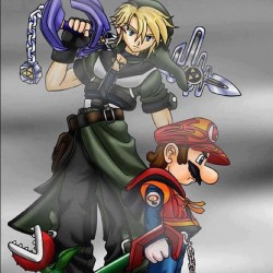 #zelda #link #mario #kingdomhearts #keyblade