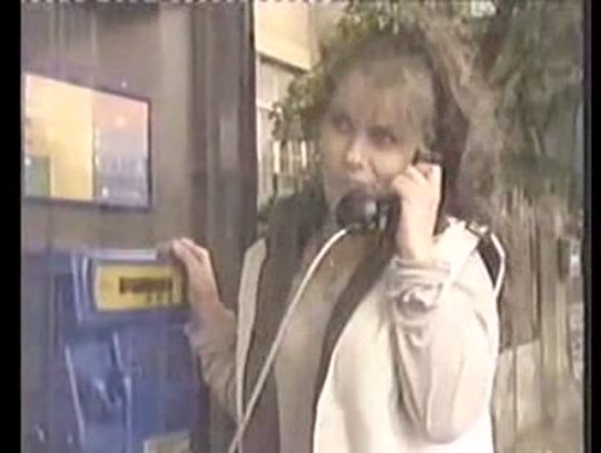 naughty-piss-pants:  At 80’s there were telephone booths all around the city. And I think this video is not much fresher. 