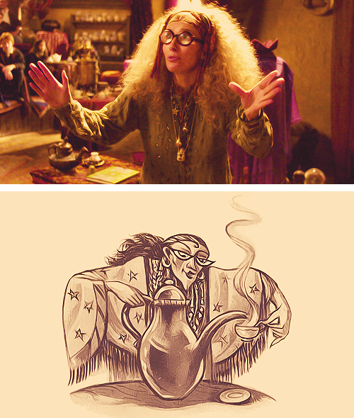  Art to Film: Professor Sybill Trelawney “My name is Professor Trelawney. You