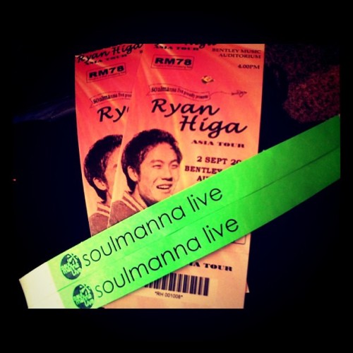 Admission and meet and greet tickets! #NigaHiga #RyanHiga #teehee #live #KualaLumpur #KL #Sept2 #201