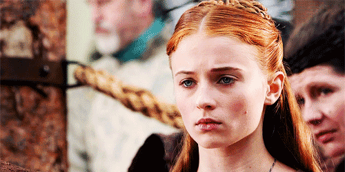 sangen-om-is-og-ild:  Jeyne Poole wept so hysterically that Septa Mordane finally took her off to regain her composure, but Sansa sat with her hands folded in her lap, watching with a strange fascination. She had never seen a man die before. She ought