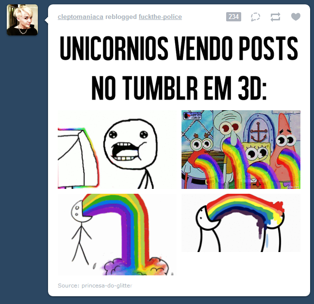 sedex:  Tumblr 100% Original.