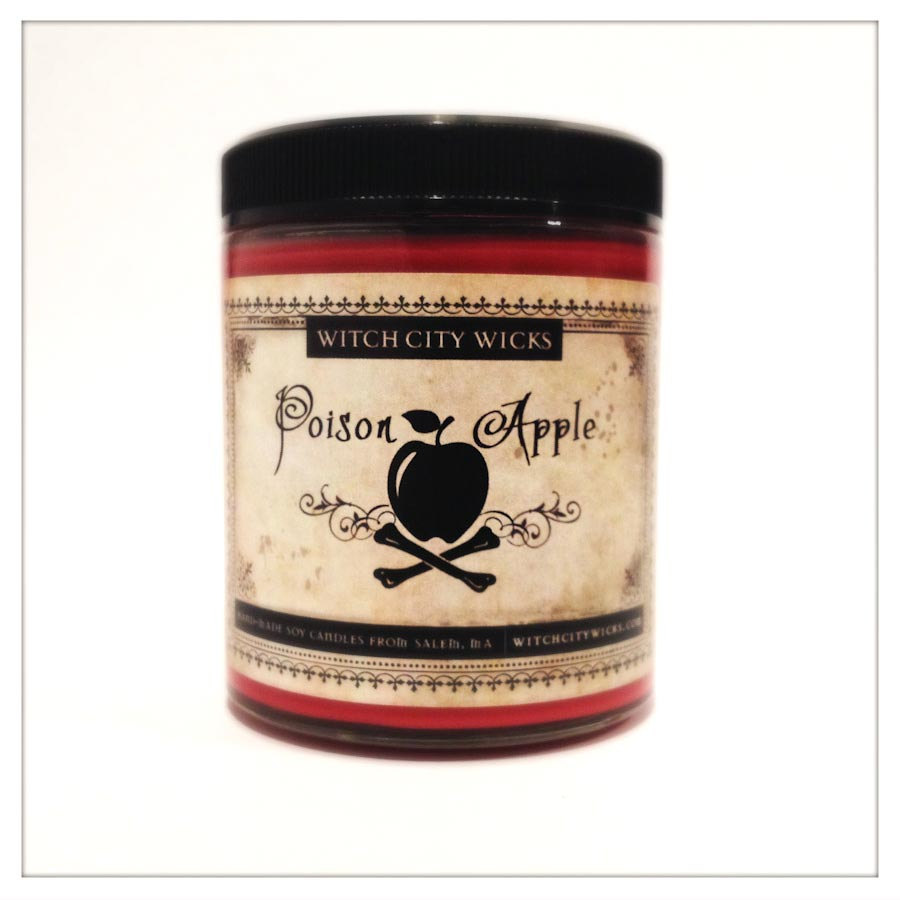 waltzingmatildablog:  Halloween candles! I’ll take the poison apple one.
