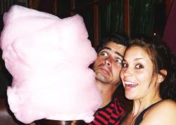 this-face-of-mine:  Matt is skeered of the giant ball of cotton candy (as well he should be). Our mission is simple: to bring all the ridiculous faces the Supernatural cast has ever made to the light. Our goal is noble: to assuage the pain in our chests