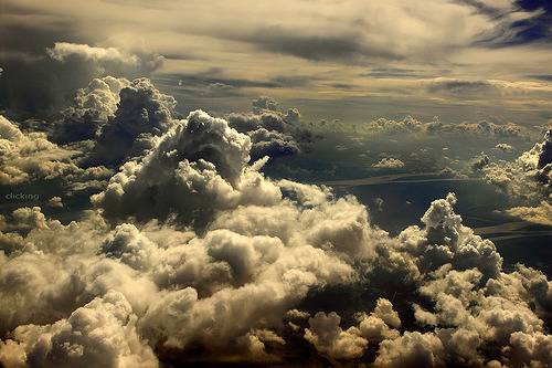 all-i-ever-wished-for:  in the clouds