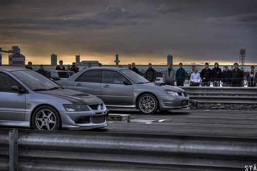 royal-0ne:  hardtrackz:  royal-0ne:  STI or EVO? :D  STi all the way  EVO homie 