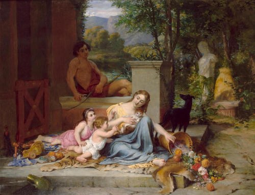 monsieurleprince: Oscar Pierre Mathieu (French 1845-1881) - Le Bonheur de Champs, 1874