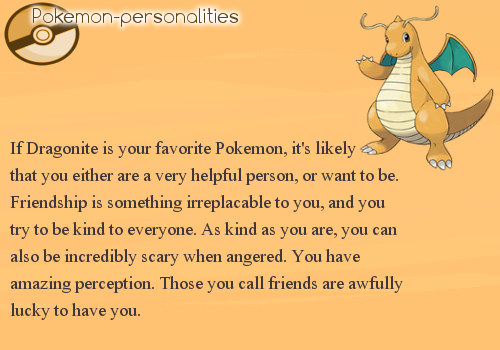 pokemon-personalities:#149, Dragonite