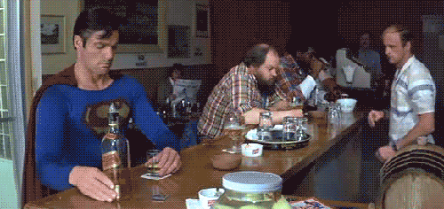 thefrogman:  Superman, you are drunk. 