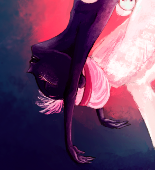 isthatwhatyoumint: pas de deux! because i definitely needed to spend hours on a homestuck painting r