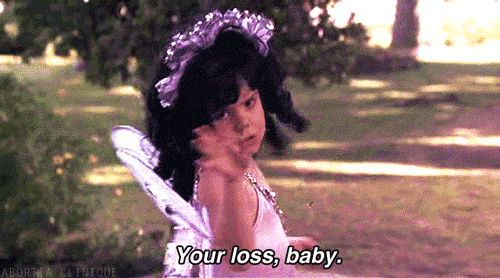 I lost one follower...