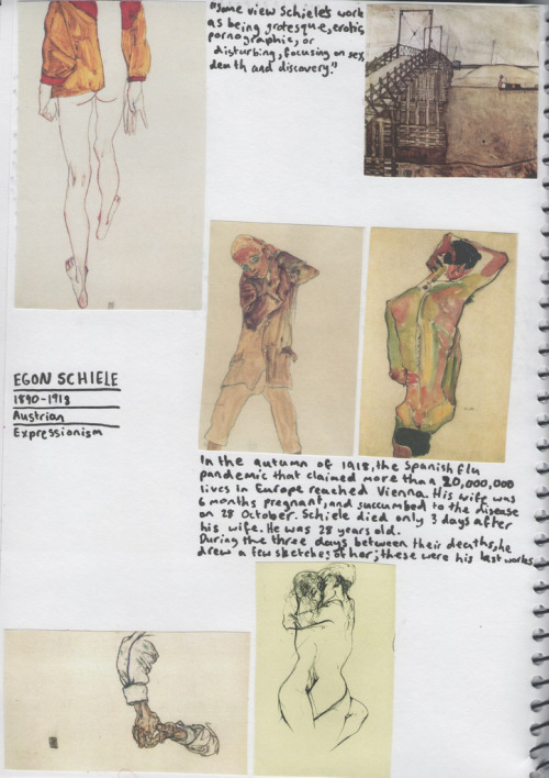 posh-lost: egon schiele study #1 (by zoe/pisceo)