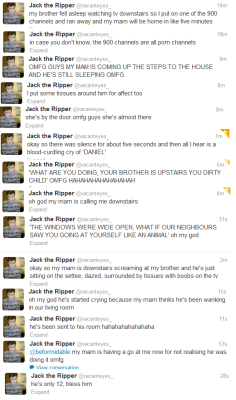 vibersandsharks:  THIS IS WHAT HAPPENED ON TWITTER  OMFG I WAS CRYING  