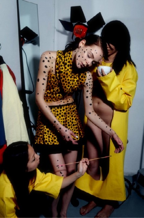 Kinga Rajzak by Yayoi Kusama for POP Fall porn pictures