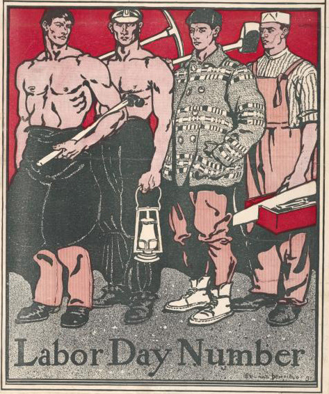 Labor Day NumberEdward Penfield (American; 1866–1925)1902Color lithographThe New York Public Library