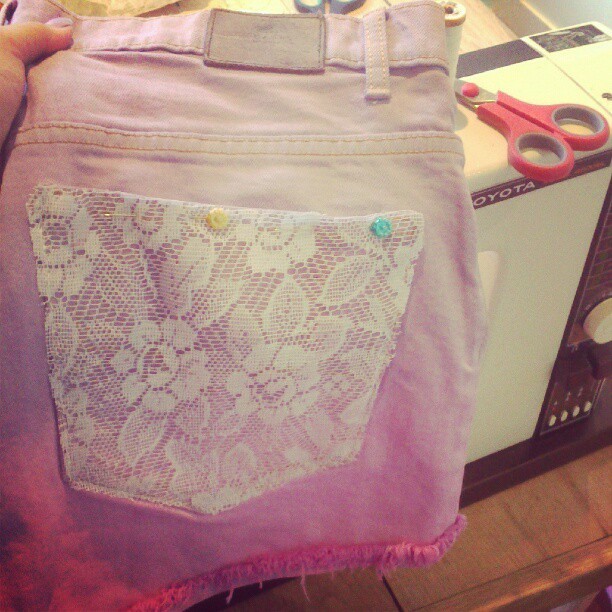 Pweety lace pockets! :3 (Taken with Instagram)