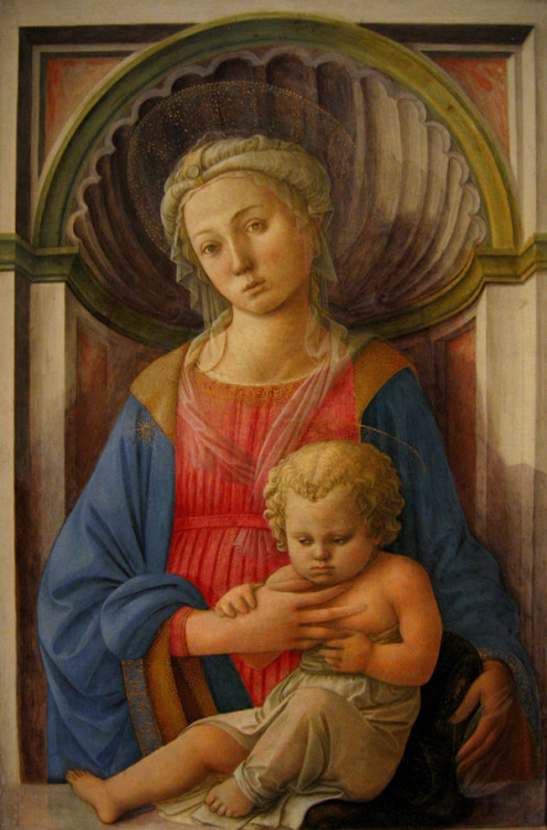 identifyrenaissance: Filippo Lippi-Madonna and Child (1440-1445) Tempera on Panel