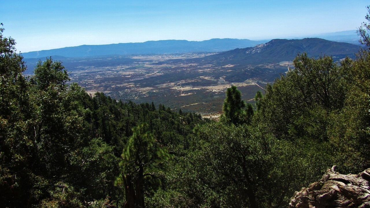 9-1- View of Anza Valley from the top of Thomas Mountain.
