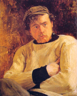 Jean-Paul Laurens (French, 1838-1921), Portrait Of Jean-Pierre Laurens, 1896. Oil