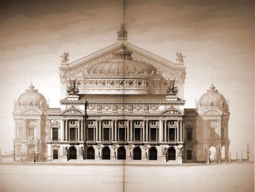 archimaps:  The elevation of Garnier’s Opéra, Paris 