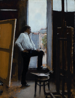 birdsong217:  Jean Béraud (French, 1849-1935) In The Studio, 1885. Oil on panel. 