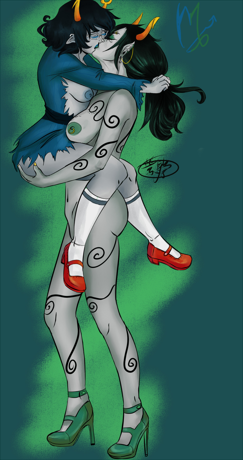 nitemarebunny:   AHAHA, FINALLY FINISHED THIS. I’m not sorry. I fucking ship it.