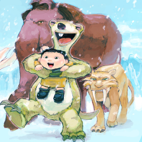 gijinkas:Ice Age