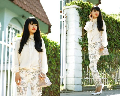 Cream Florals #LOOKBOOK #Girls #Fasion