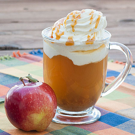 decemberslullaby:  Hot Caramel Apple Cider Ingredients 8 cups or ½ gallon apple cider ¼ cup brown sugar ¼ cup caramel ice cream topping (I used Smuckers) whipped cream, optional extra caramel ice cream topping, optional Instructions