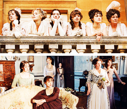 karenandthababes:A Mrs. Bennet, a Miss Bennet, a Miss Bennet and a Miss Bennet, sir.