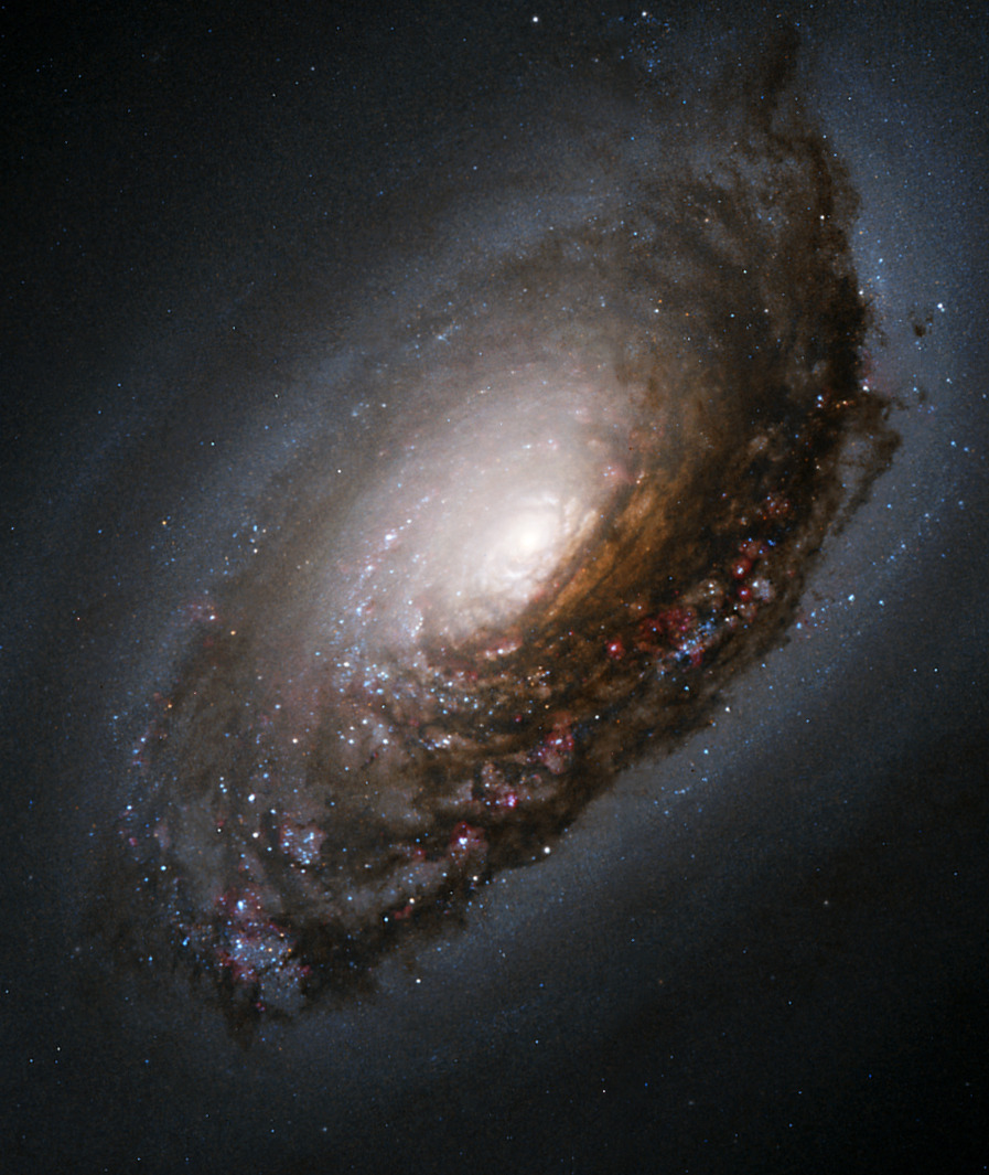 n-a-s-a:  M64: The Sleeping Beauty Galaxy  Credit: NASA and the Hubble Heritage Team