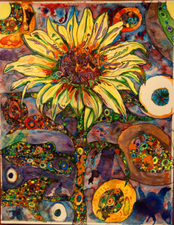 fuckyeahpsychedelics:  “Sun Flower Psychedelic” by bear48 
