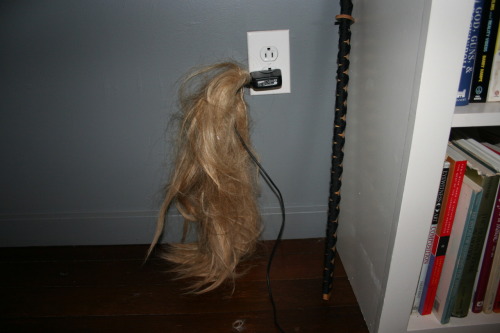 my hair on charger