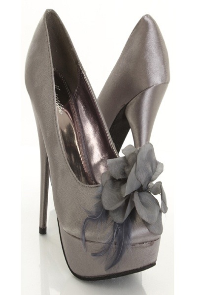 Satin heels. Love these …