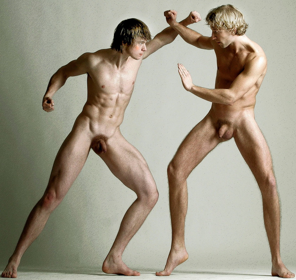 bestofbromance:  naked bros always know how to spar… topher :)side note: BOB is