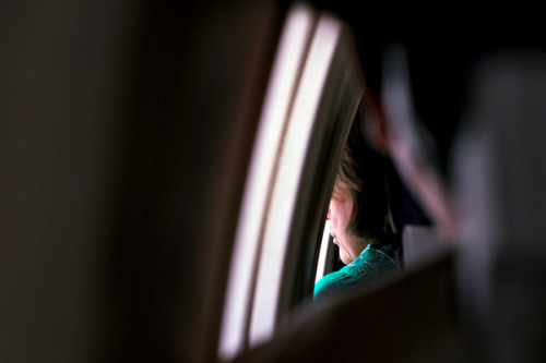  Window Seat by Matt Low  Is it wonder? Wistfulness? Whatever it is we all know that feeling when gazing out the window of an airplane. Brooklyn-based photographer Matt Low shot this amazing series showing people in the window seat of a plane gazing
