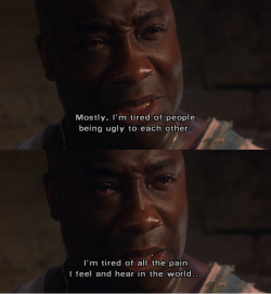 brii0hhbee:  dreamchaser-risktaker:  Its sad that I learnt his name after he died and watched so many movies with him R.I.P. Michael Clarke Duncan   me too //: R.i.Paradise 