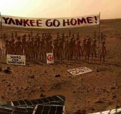 First picture from Mars…