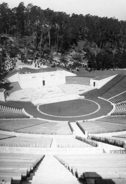 The Dietrich-Eckart-Bühne, Werner March, 1936 This is one of 45 amphitheatres built for Nazi &a