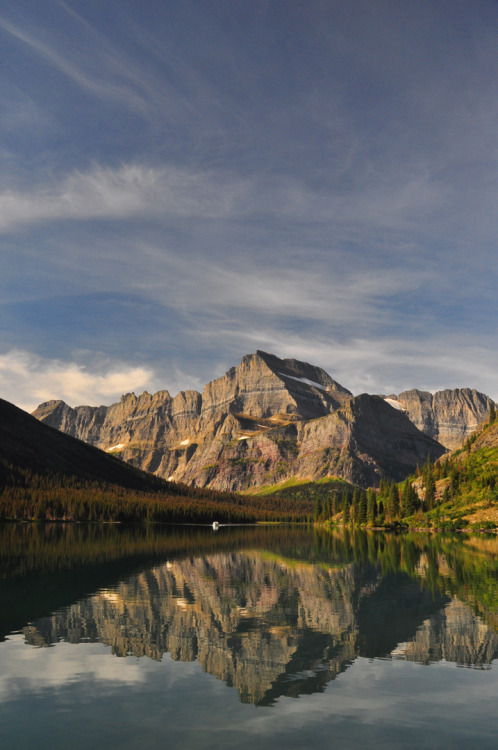 off-my-rocker:  Josephine Lake (by Bill Gracey) Glacier National Park, Montana 