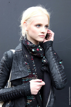 on-thestreets:  Ginta Lapina 