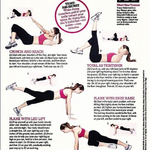 Flat stomach ab workout